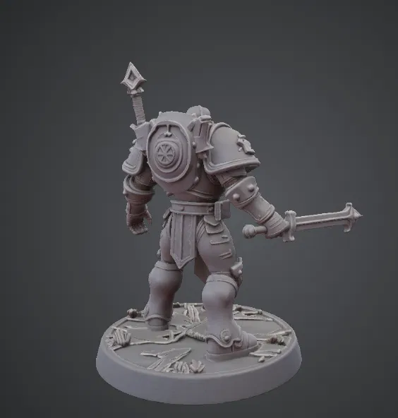Mô hình chiến binh không gian Galactic Knight cho Warhammer - Image 2