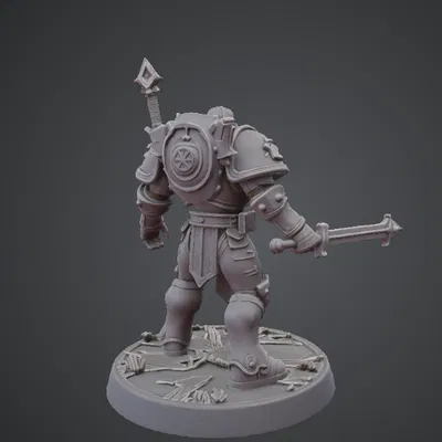 Mô hình chiến binh không gian Galactic Knight cho Warhammer