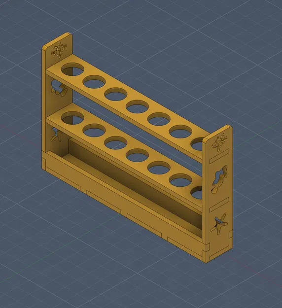 Kệ để ống nghiệm API (Test Tube Holder) trang trí hồ cá biển - Image 1