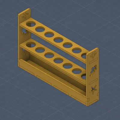 Kệ để ống nghiệm API (Test Tube Holder) trang trí hồ cá biển