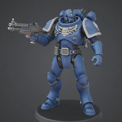 Mô hình Chiến binh Hạng nặng Sci-Fi (Miniature Sci-Fi Heavy Soldier 03)