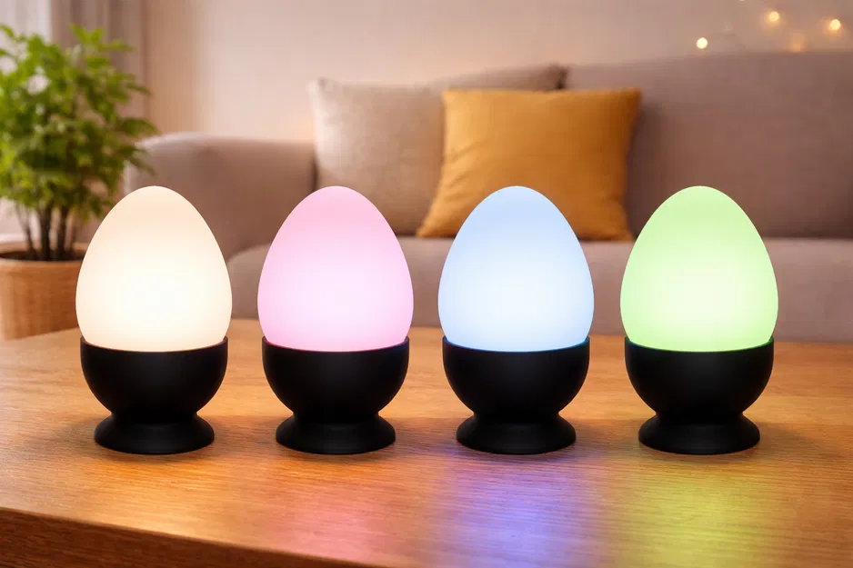 Đèn trứng Phục sinh cho đèn LED RGBW Puck Light - Image 1
