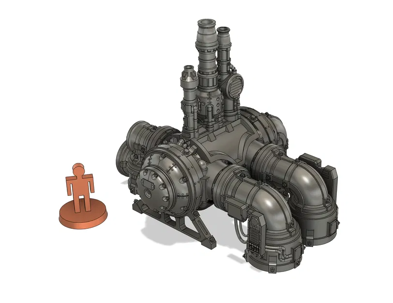 Reactor Ferrum Primus - Mô hình lò phản ứng module cho Wargaming - Image 1