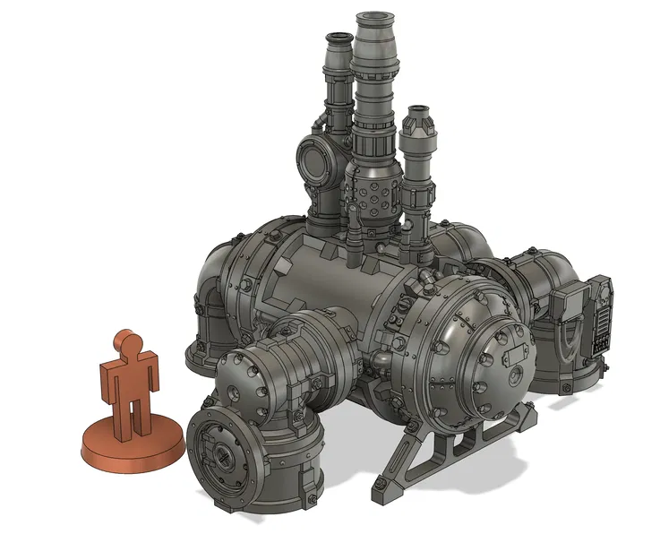 Reactor Ferrum Primus - Mô hình lò phản ứng module cho Wargaming - Image 5