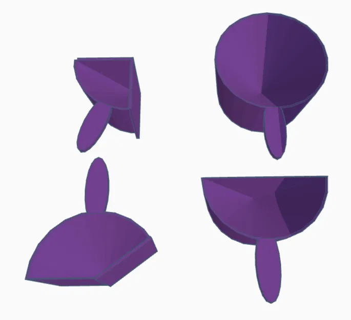 Bộ cốc đong thông minh (Intuitive Measuring Cups) in 3D - Image 2