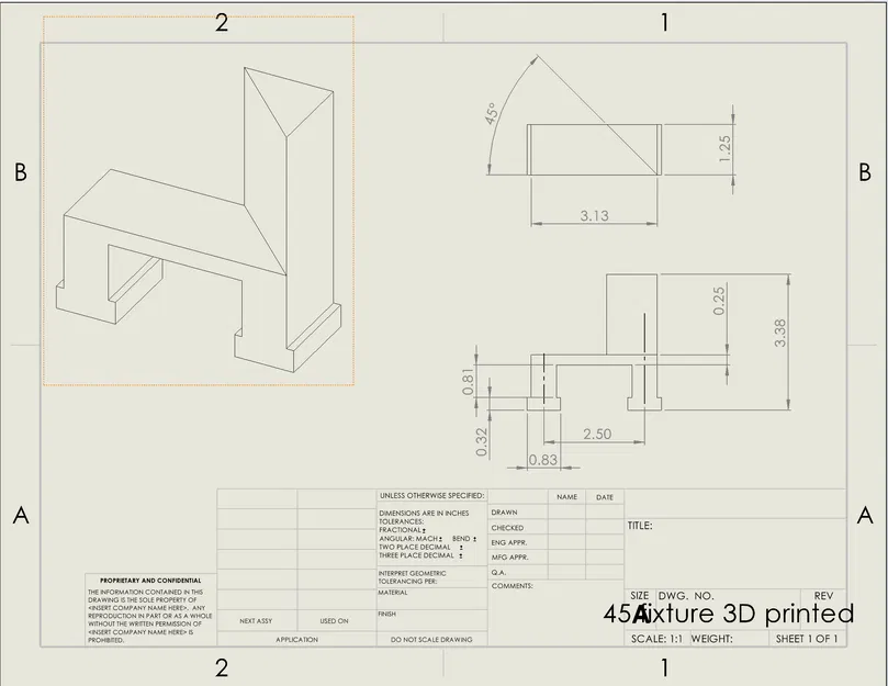 Đồ gá cắt góc vuông 45 độ - Image 2