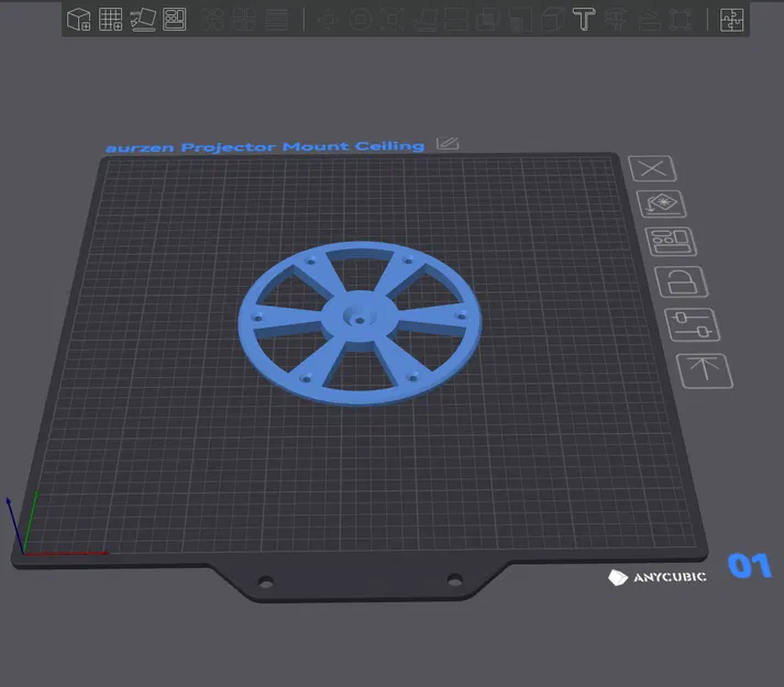 Giá treo máy chiếu mini AURZEN Boom - Image 3