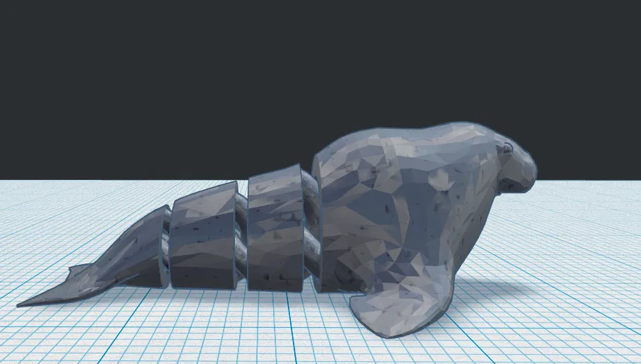 Mô hình hải mã linh hoạt (Flexi Walrus) in 3D độc đáo - Image 1