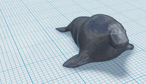 Mô hình hải mã linh hoạt (Flexi Walrus) in 3D độc đáo - Image 2