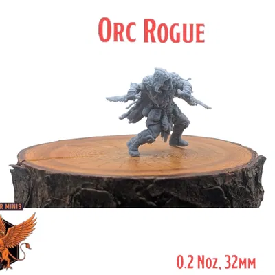 Orc Rogue - Mô hình thu nhỏ MGM sẵn sàng in