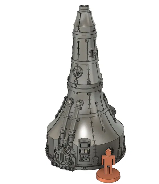 Mô hình lò luyện kim Smelter Oven Ascensio Puritatis cho sa bàn - Image 3