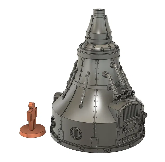 Mô hình lò luyện kim Smelter Oven Ascensio Puritatis cho sa bàn - Image 4