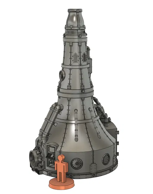 Mô hình lò luyện kim Smelter Oven Ascensio Puritatis cho sa bàn - Image 5