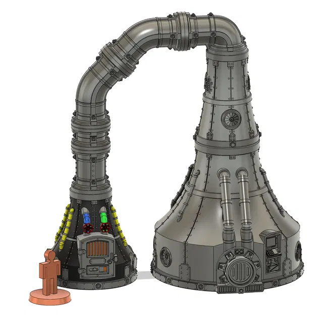 Mô hình lò luyện kim Smelter Oven Ascensio Puritatis cho sa bàn - Image 6