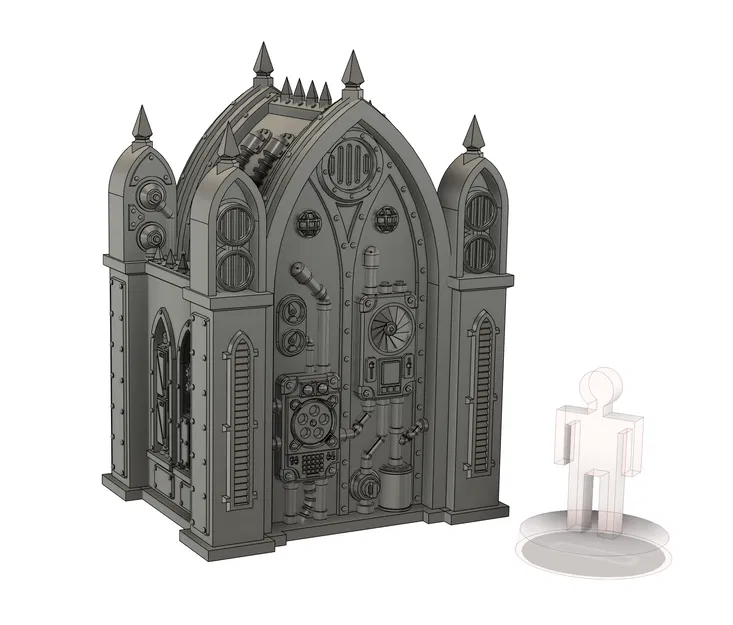 Mô hình Shrine 1 - Địa hình kiến trúc Grimdark cho Wargaming - Image 2