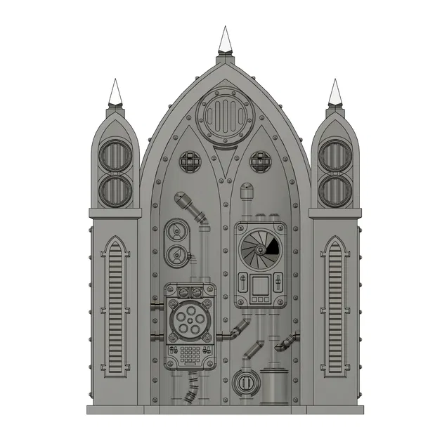 Mô hình Shrine 1 - Địa hình kiến trúc Grimdark cho Wargaming - Image 6