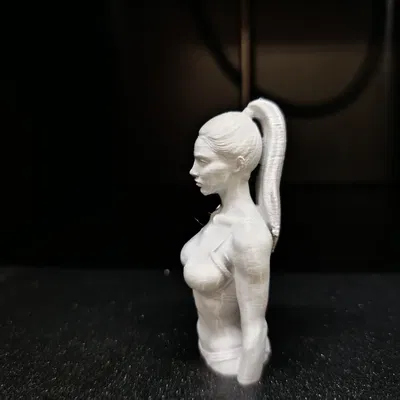 Tượng bán thân phụ nữ thể thao mặc Bikini - Mô hình in 3D