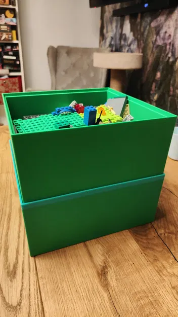 Hộp đựng đồ đa năng có thể chồng và tùy chỉnh kích thước cho LEGO hoặc vật dụng khác - Image 1