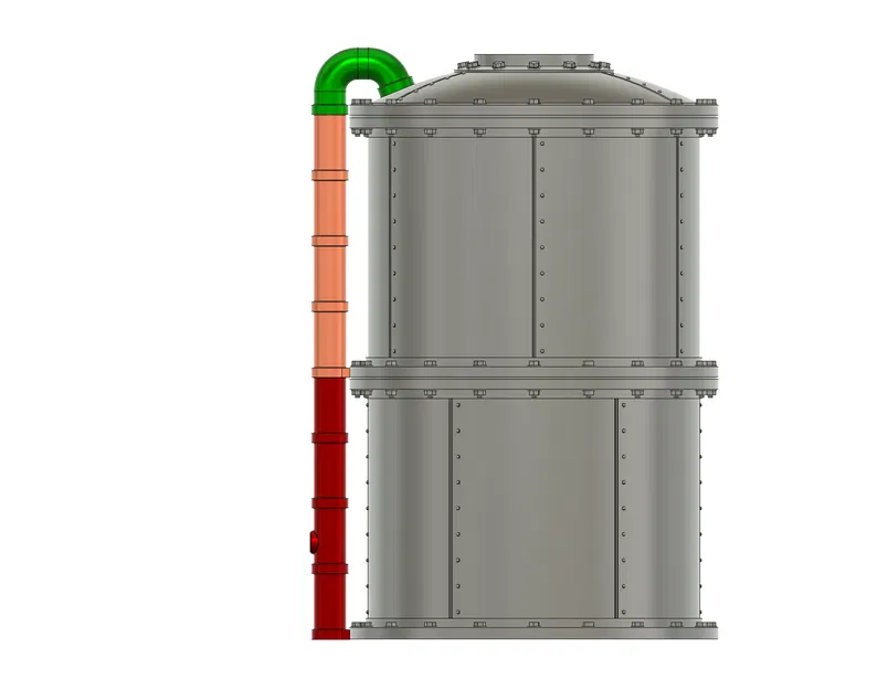 Mô hình tháp chứa (Silo) địa hình cho Wargaming và Warhammer 40k - Image 2