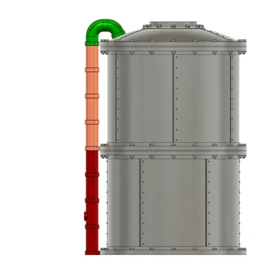 Mô hình tháp chứa (Silo) địa hình cho Wargaming và Warhammer 40k