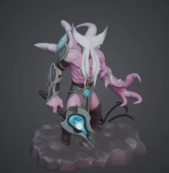Mô hình tượng 3D Faceless Void Arcana Dota 2 cực chi tiết - Image 1
