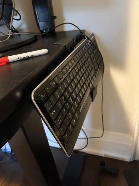 Giá treo bàn phím gắn cạnh bàn V2: Giải pháp tiết kiệm diện tích thông minh - Image 1