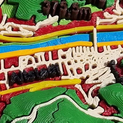 Bản đồ địa hình thành phố Heidelberg