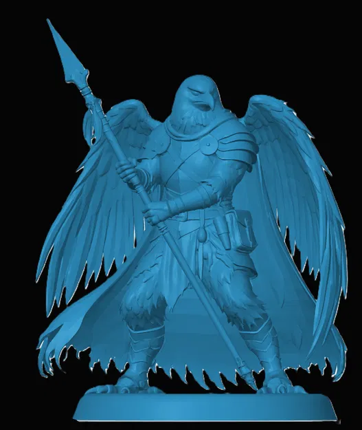 Mô hình chiến binh Aarakocra (Aarakocra Fighter) cho D&D - Image 1