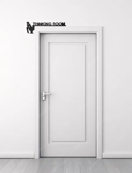 Thinking Room – Biển treo tường hướng trái - Image 1