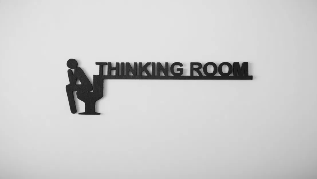 Thinking Room – Biển treo tường hướng trái - Image 2