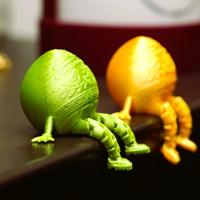 Mô hình trứng Phục sinh có chân cử động (Easter Egg with articulated legs)