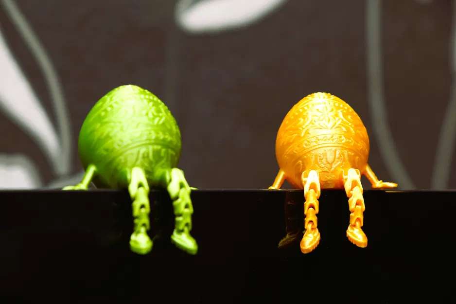 Mô hình trứng Phục sinh có chân cử động (Easter Egg with articulated legs) - Image 4