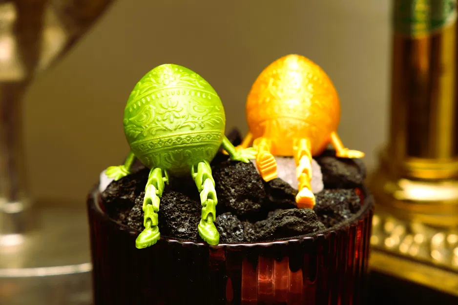 Mô hình trứng Phục sinh có chân cử động (Easter Egg with articulated legs) - Image 6