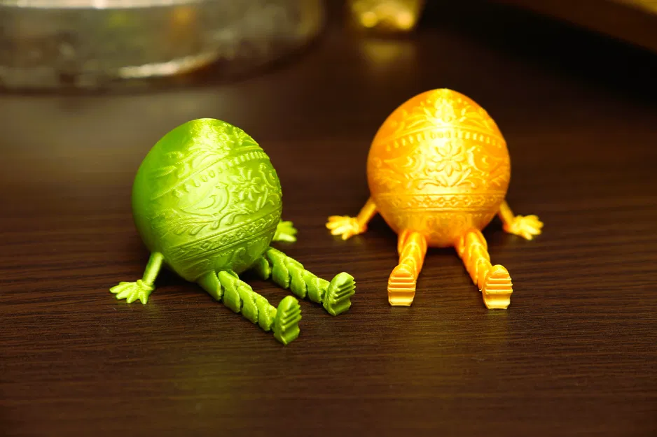 Mô hình trứng Phục sinh có chân cử động (Easter Egg with articulated legs) - Image 7