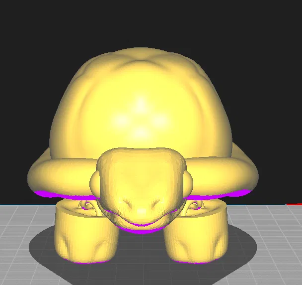 Mô hình rùa cử động (Turtle articulated) in 3D siêu cute - Image 1