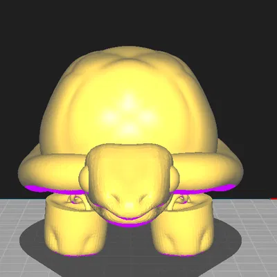 Mô hình rùa cử động (Turtle articulated) in 3D siêu cute