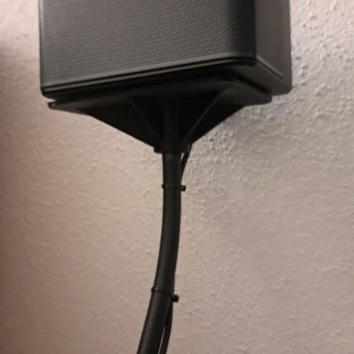 Đế gắn loa Ultimea lên chân đế Amazon Basics - Phụ kiện in 3D tối ưu