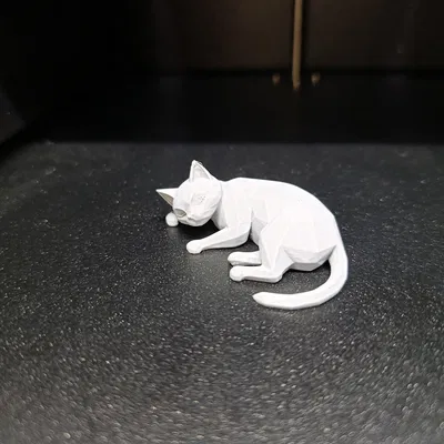 Mô hình Mèo Low-Poly (Low-Poly Cat)