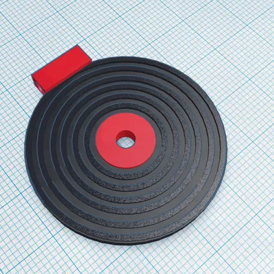 Mặt dây chuyền hình đĩa nhạc độc đáo - Mẫu in 3D cá tính cho tín đồ âm nhạc