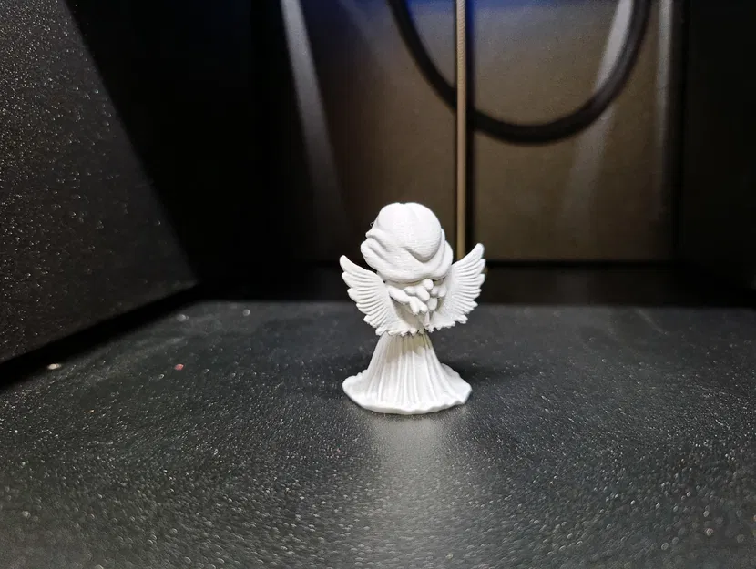 Tượng nhỏ Thiên thần Cầu nguyện đáng yêu - Mô hình 3D - Image 3