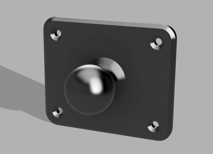 Đế gắn điện thoại Brodit khớp cầu 17mm in 3D siêu tiện lợi - Image 1