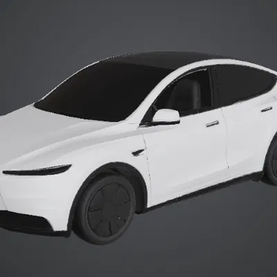 Mô hình 3D Tesla Model Y 2026 in 3D sắc nét