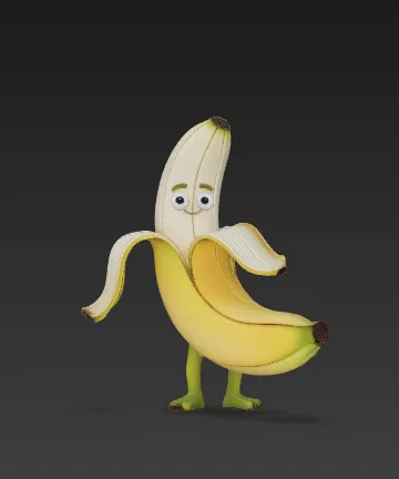 Mô hình chú chuối vui nhộn trang trí bàn làm việc cực đẹp - Image 1