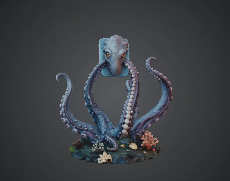 Tượng Treo Tường Bạch Tuộc Khổng Lồ – Mô Hình Xúc Tu Kraken - Image 1