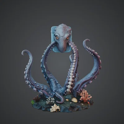 Tượng Treo Tường Bạch Tuộc Khổng Lồ – Mô Hình Xúc Tu Kraken