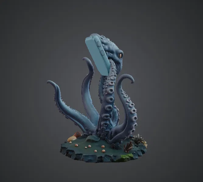 Tượng Treo Tường Bạch Tuộc Khổng Lồ – Mô Hình Xúc Tu Kraken - Image 2