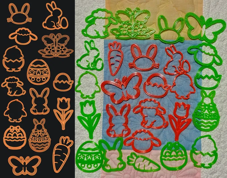 Bộ sưu tập trang trí lễ Phục sinh (Easter decoration) - In 3D dễ dàng - Image 1