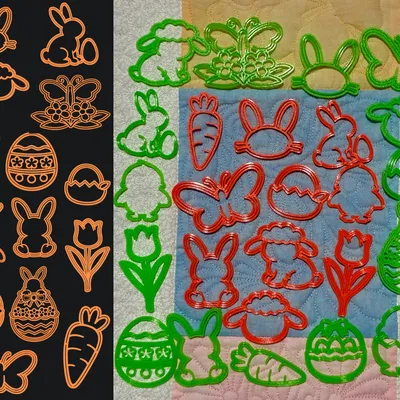 Bộ sưu tập trang trí lễ Phục sinh (Easter decoration) - In 3D dễ dàng