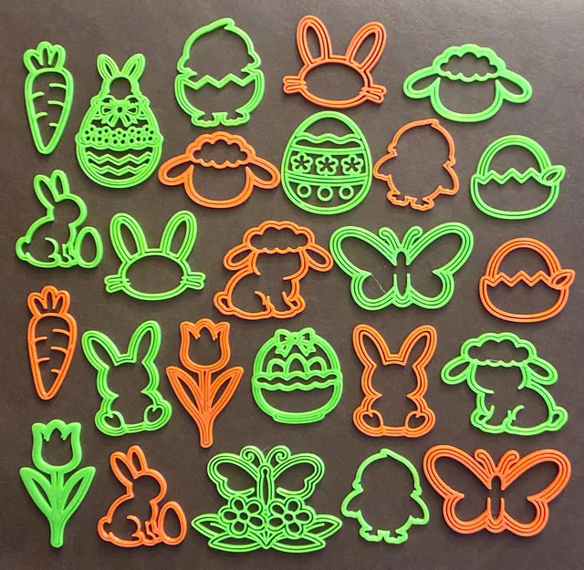 Bộ sưu tập trang trí lễ Phục sinh (Easter decoration) - In 3D dễ dàng - Image 2