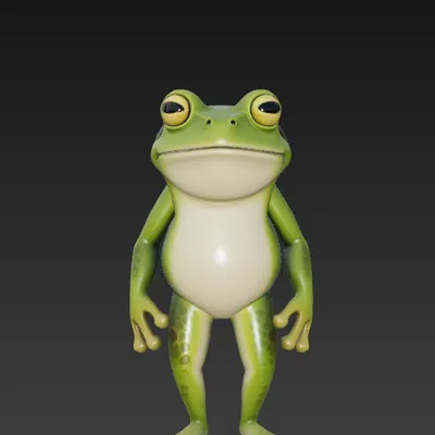 Mô hình ếch cây (TreeFrog) - Vật phẩm kiểm tra chất lượng in 3D